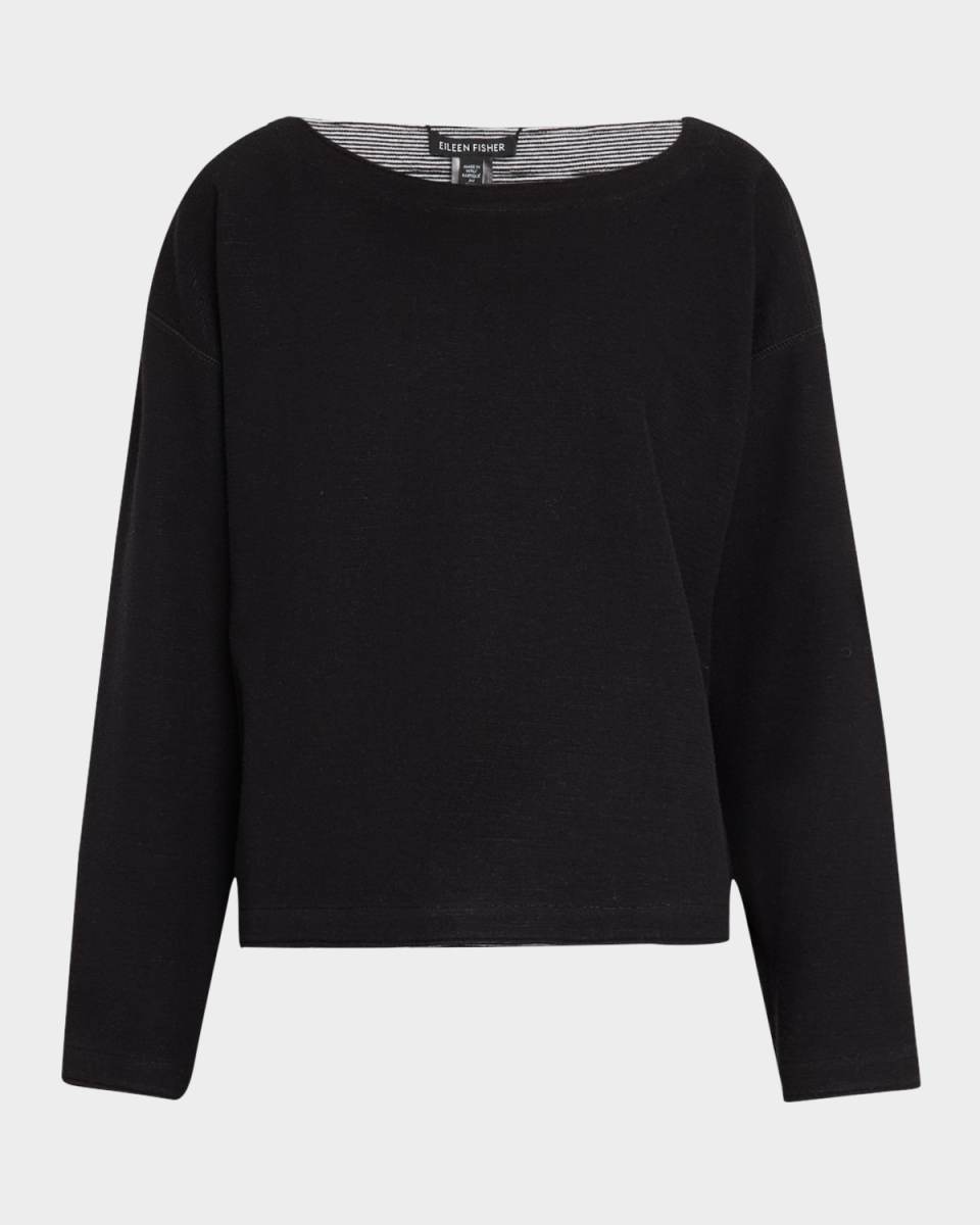 Reversible Double-Knit Organic Cotton Top